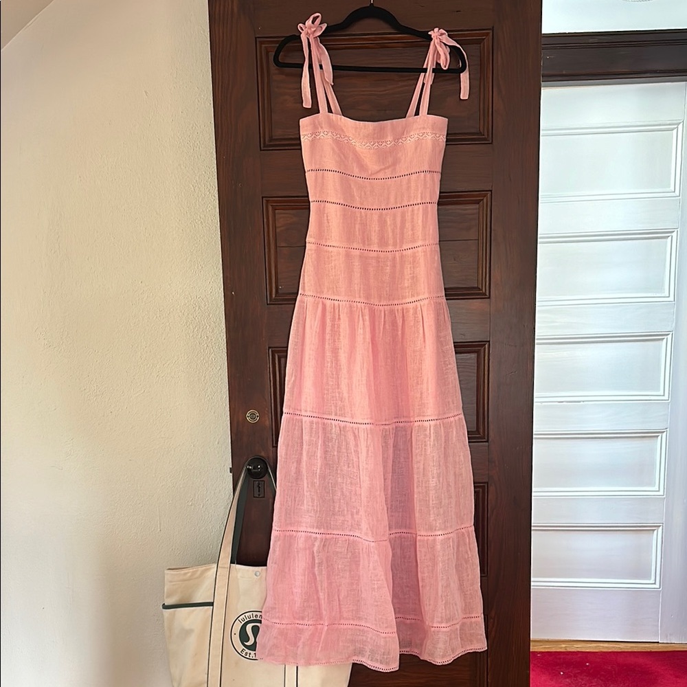 Light Pink Summery Maxi Dress